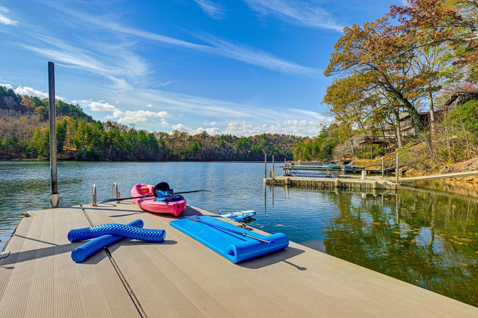 Cozy Lake Santeetlah Cottage With Dock And 3 Kayaks! Robbinsville Exterior foto