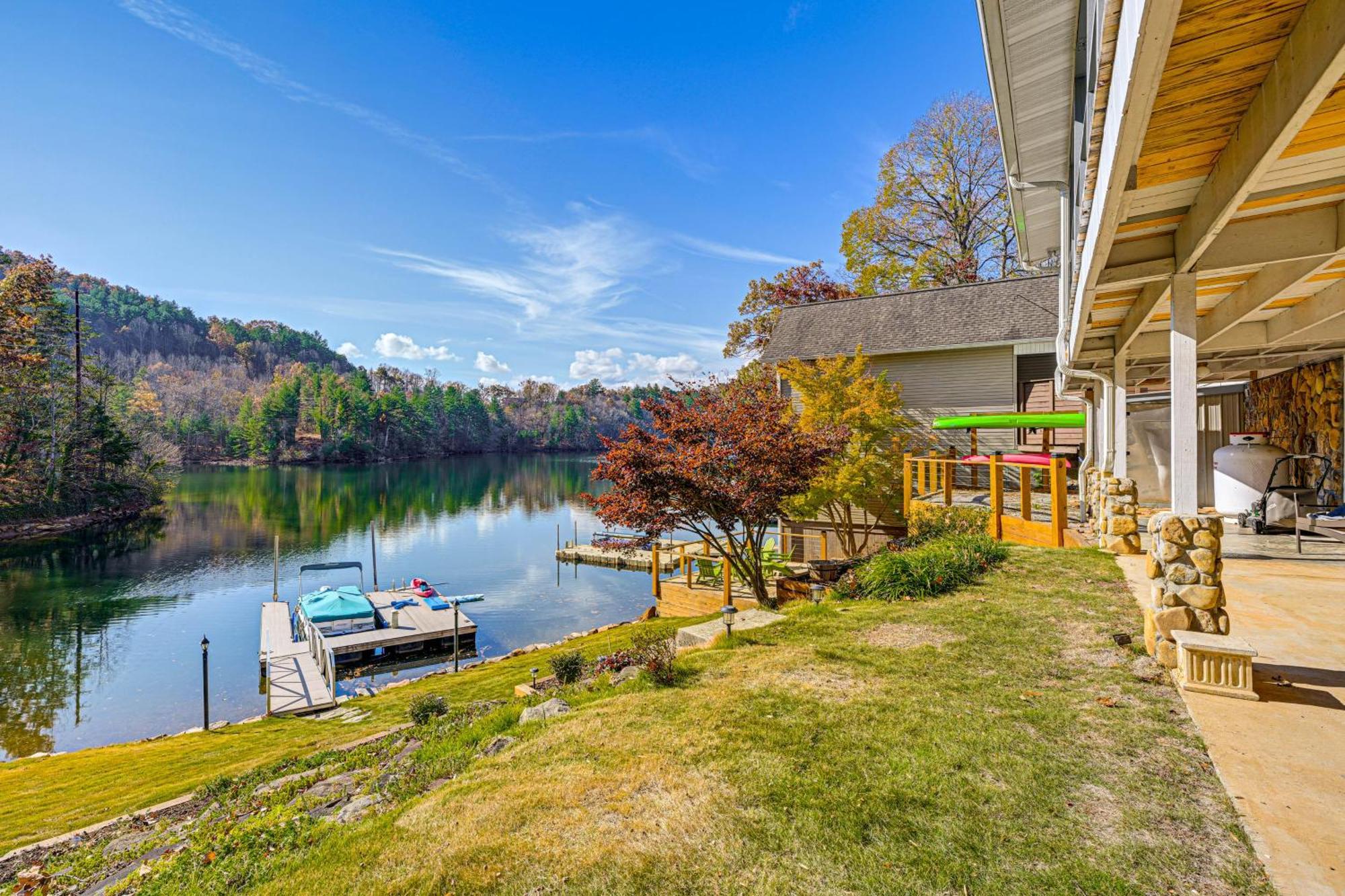 Cozy Lake Santeetlah Cottage With Dock And 3 Kayaks! Robbinsville Exterior foto