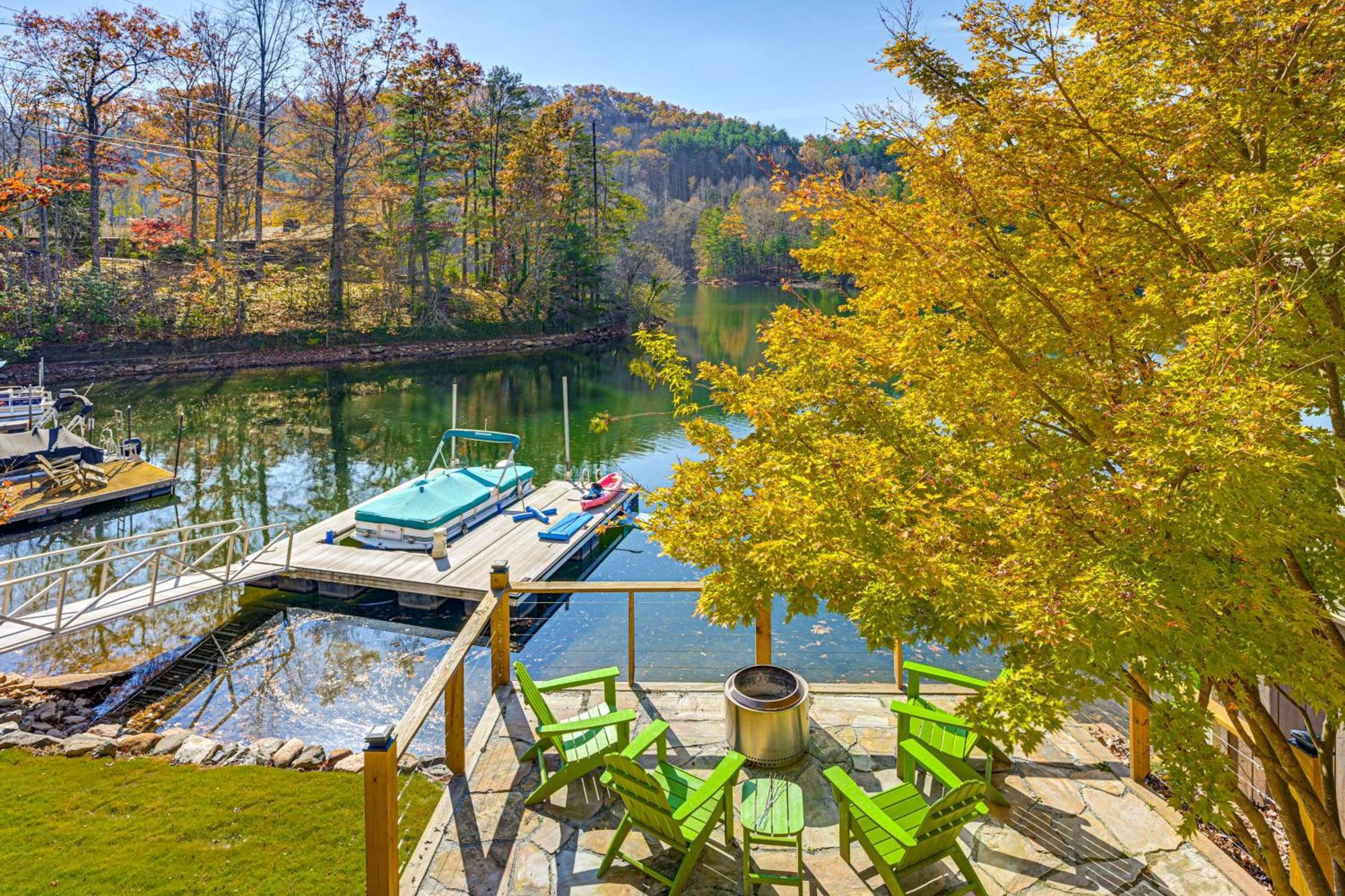 Cozy Lake Santeetlah Cottage With Dock And 3 Kayaks! Robbinsville Exterior foto