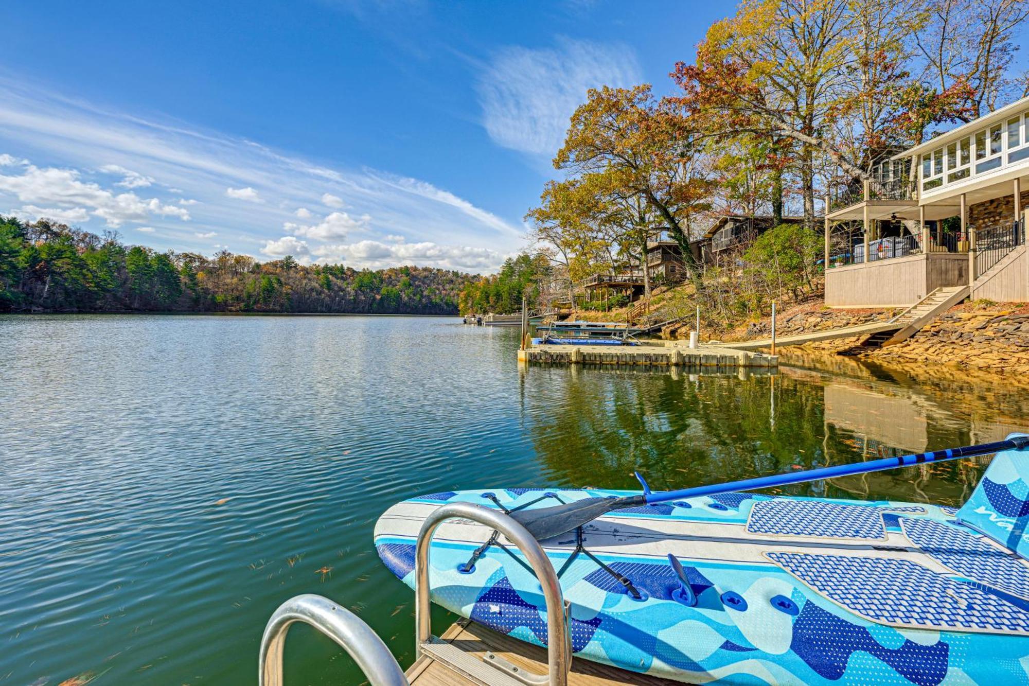 Cozy Lake Santeetlah Cottage With Dock And 3 Kayaks! Robbinsville Exterior foto