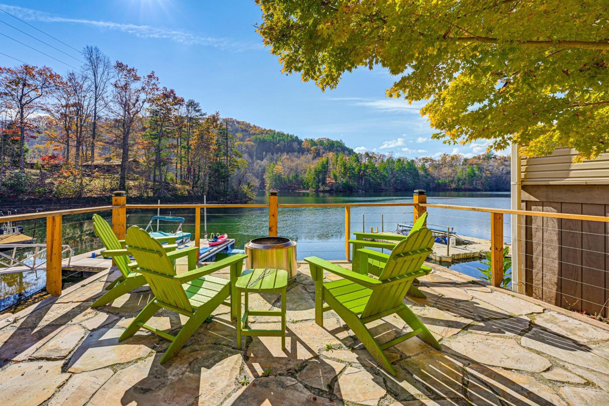 Cozy Lake Santeetlah Cottage With Dock And 3 Kayaks! Robbinsville Exterior foto